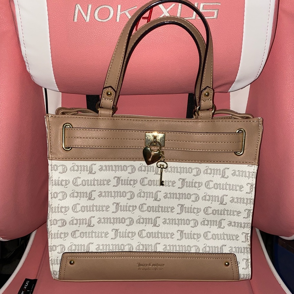 Juicy Couture White Pecan Satchel